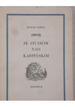 Ze studiów nad Karpińskim