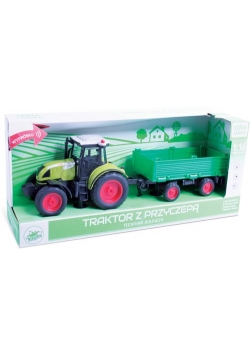 Traktor z przyczepą