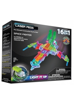 Klocki laser pegs 16 w 1 Space fighter