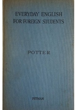 Everyday English for Foreign Students, 1937 r.