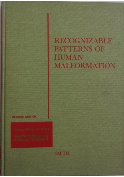 Recognizable patterns of human malformation