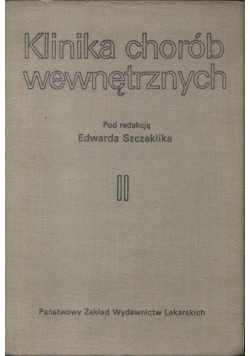 Klinika chorób wewnętrznych tom II