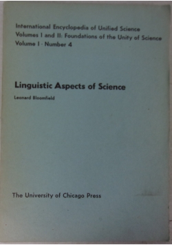Linguistic Aspects of Science, 1946 r.