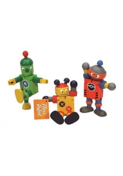 Drewniany robot