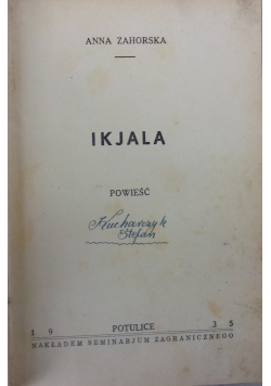 Ikjala, 1935 r.