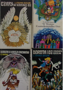 Dorota i Oz/W krainie Czarnoksiężnika Oza/Dorota u króla Gnomów/Czary w krainie Oz, zestaw 4 książek