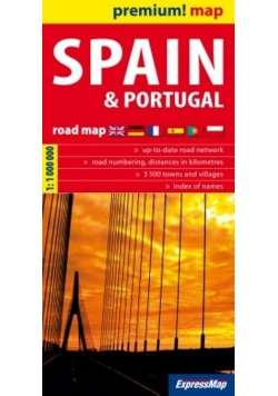 Spain and Portugal Road Map 1:1 000 000