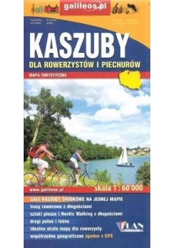 Mapa dla rowerzystów i piechurów - Kaszuby