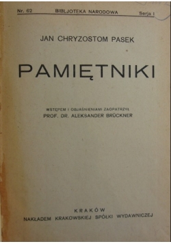 Pamietniki ,1924r.