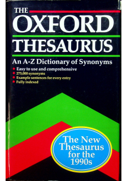The oxford thesaurus