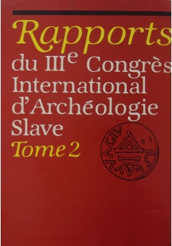 Rapports du III Congres International ,Tom II