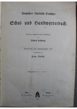 Schul und handworterbuch 1910 r.