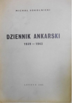 Dziennik ankarski 1939-1943