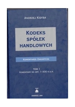 Kodeks spółek handlowych + CD