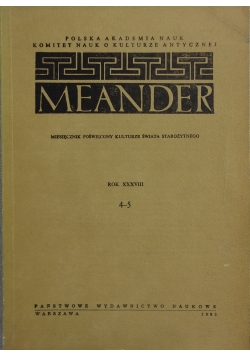 Meander, Rok XXXVIII 4-5