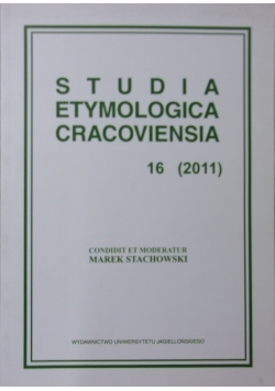 Studia etymologica cracoviensia 16