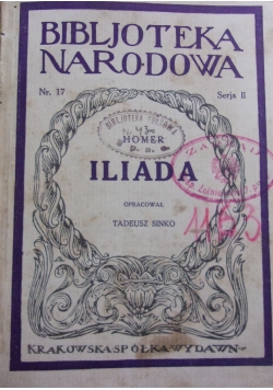 Iliada, 1923r.