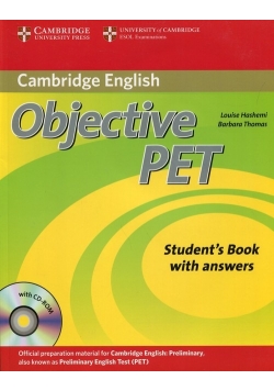Objective PET Student's Book with answer + CD, Nowa