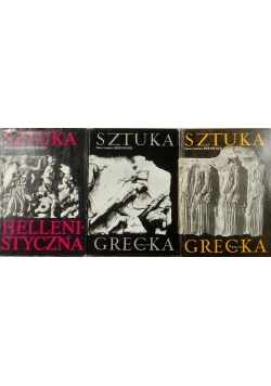 Sztuka Grecka ,zestaw 3 książek