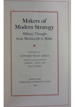 Makers of Modern Strategy, 1948r.