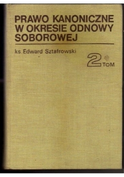 Prawo kanoniczne w okresie odnowy soborowej