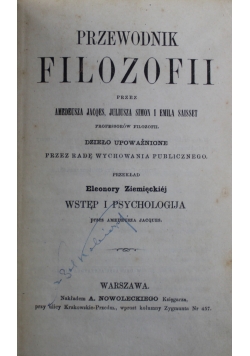 Przewodnik Filozofii 2 Działy 1862 r