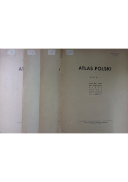 Atlas Polski, zeszyt I,II, III i IV