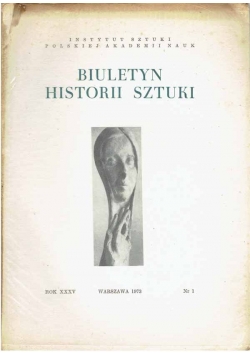 Biuletyn Historii Sztuki  Nr 1