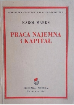 Praca najemna i kapitał, 1949 r .