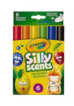 Markery Silly Scents 6 kolorów CRAYOLA