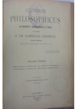 Cursus Philosophicus, 1844 r.