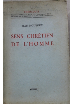 Sens Chretien de L Homme 1945 r.