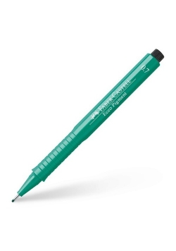 Cienkopis Ecco Pigment 0.7 mm zielony 10 sztuk