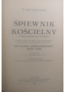 Śpiewnik Kościelny,1948 r.