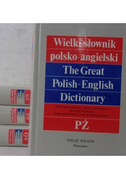 Wielki słownik angielsko-polski i polsko -angielski ,zestaw 4 książek