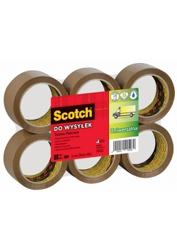 Taśma pakowa do wysyłek SCOTCH brązowa