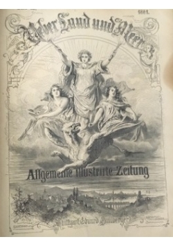 Heber Sand und Meer Allgemeine Illustrirte Zeitung, 1881 r.