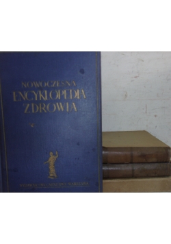Nowoczesne Encyklopedia Zdrowia, 4 Tomy, ok. 1938 r.