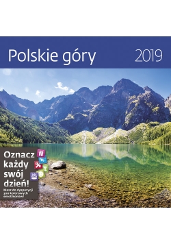 Kalendarz wieloplanszowy Polskie góry 30x30 2019