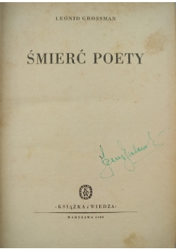 Śmierć poety 1949 r.