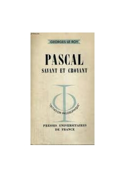 Pascal savant et croyant