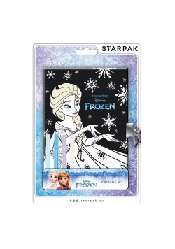 Zestaw kreatywny Pamiętnik z pisakami Frozen