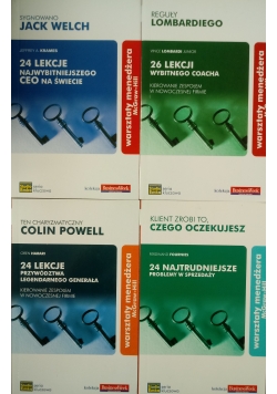 Warsztaty menadżera McGraw -Hill ,zestaw 4 książek