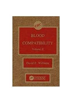 Blood Compatibility ,Volume II