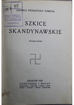 Szkice skandynawskie 1927 r.