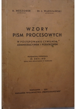 Wzory pism procesowych