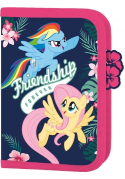 Piórnik dwuklapkowy bez wyposażenia My little Pony
