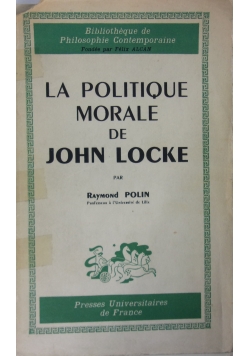 La Politique Morale De John Locke