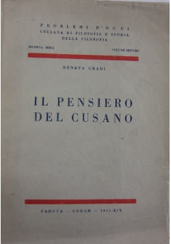 Il Pensiero del Cusano, 1941 r.