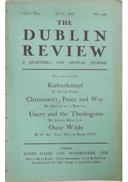 The Dublin Review: July, No. 406, 1938 r.